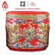 Bát Hương Vẽ Vàng Màu Đỏ Đắp Nổi Rồng 231015