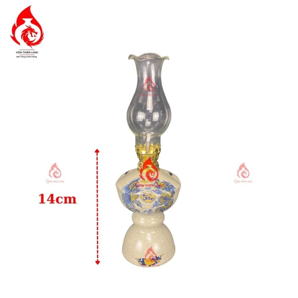 Bộ Đồ Thờ Bát Tràng Men Rạn In Rồng 231004