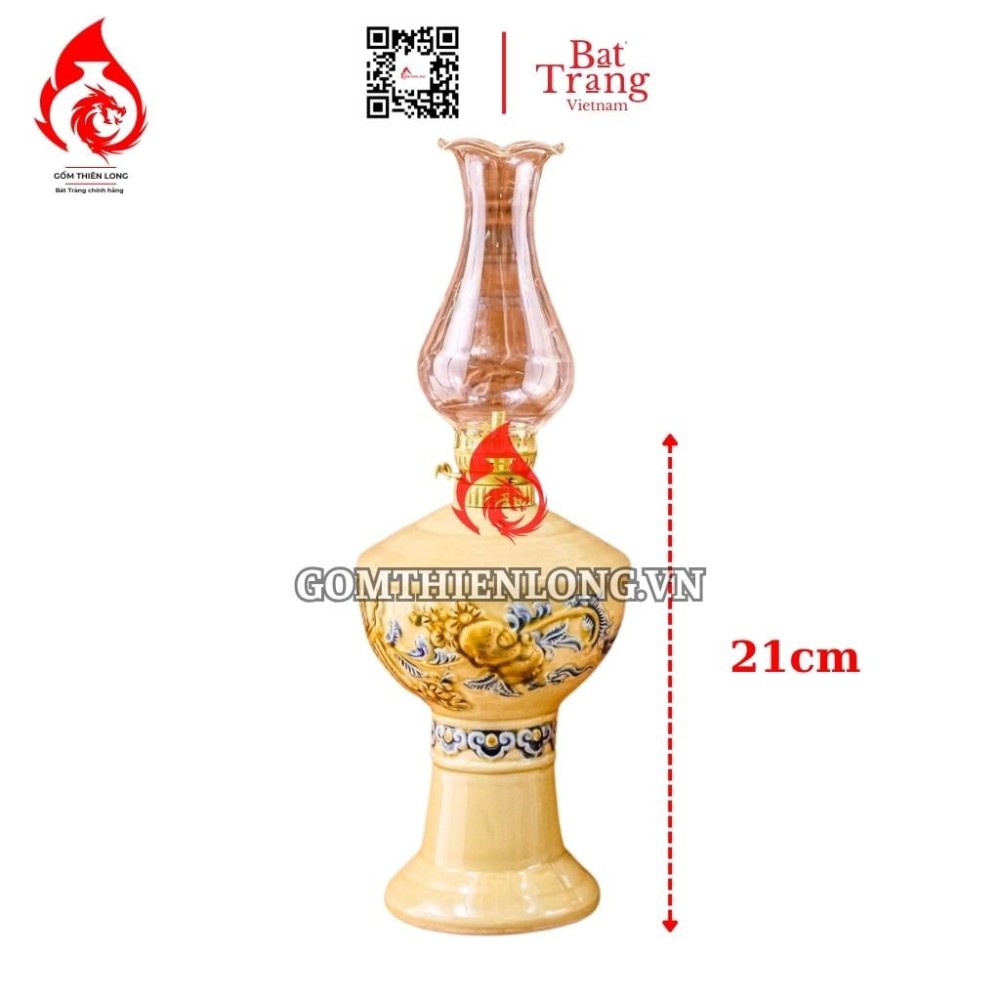 Bộ Đồ Thờ Bát Tràng Màu Vàng Hoàng Tộc Đắp Nổi 231023