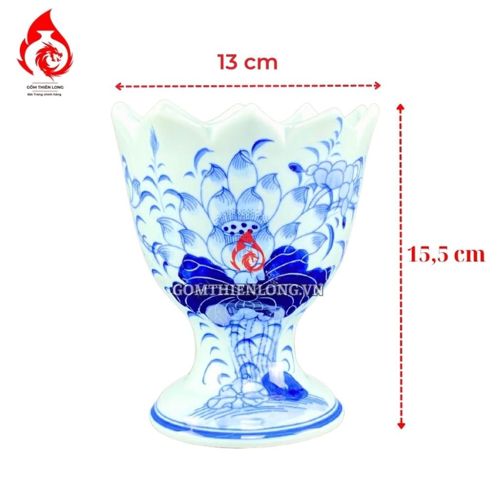 Bộ Đồ Thờ Bát Tràng Men Lam Ngọc 231167