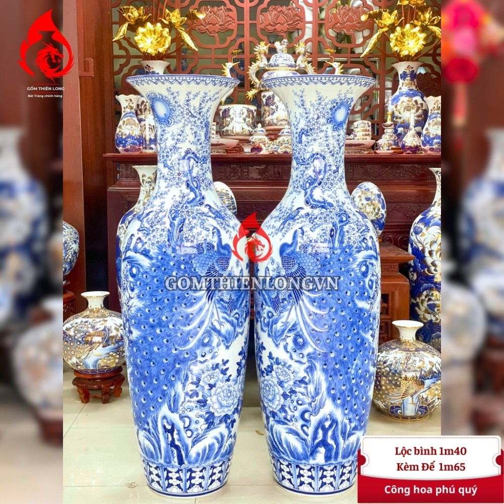 Lộc Bình Bát Tràng Công Hoa Phú Quý 241200