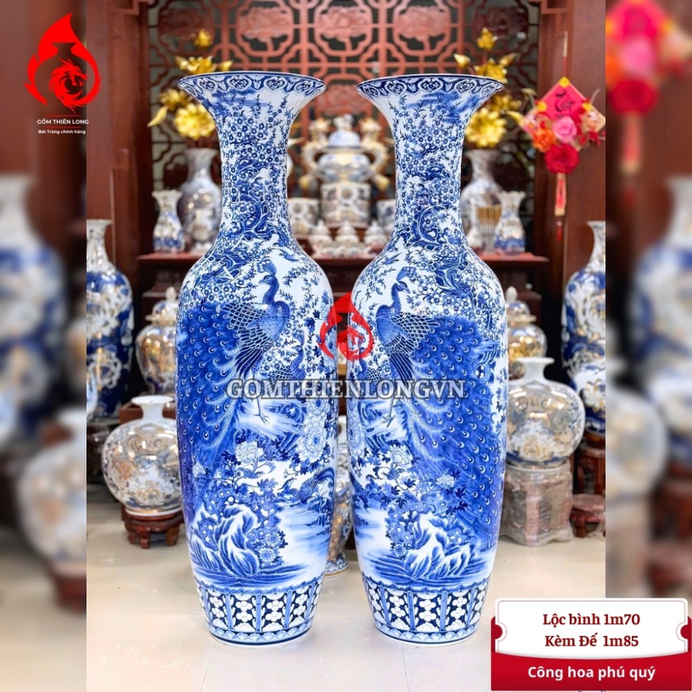 Lộc Bình Bát Tràng Công Hoa Phú Quý 241200