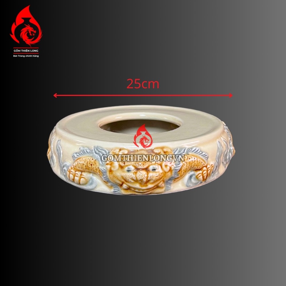 Bộ Đồ Thờ Men Rạn Hoàng Lưu Ly Bát Tràng 250400