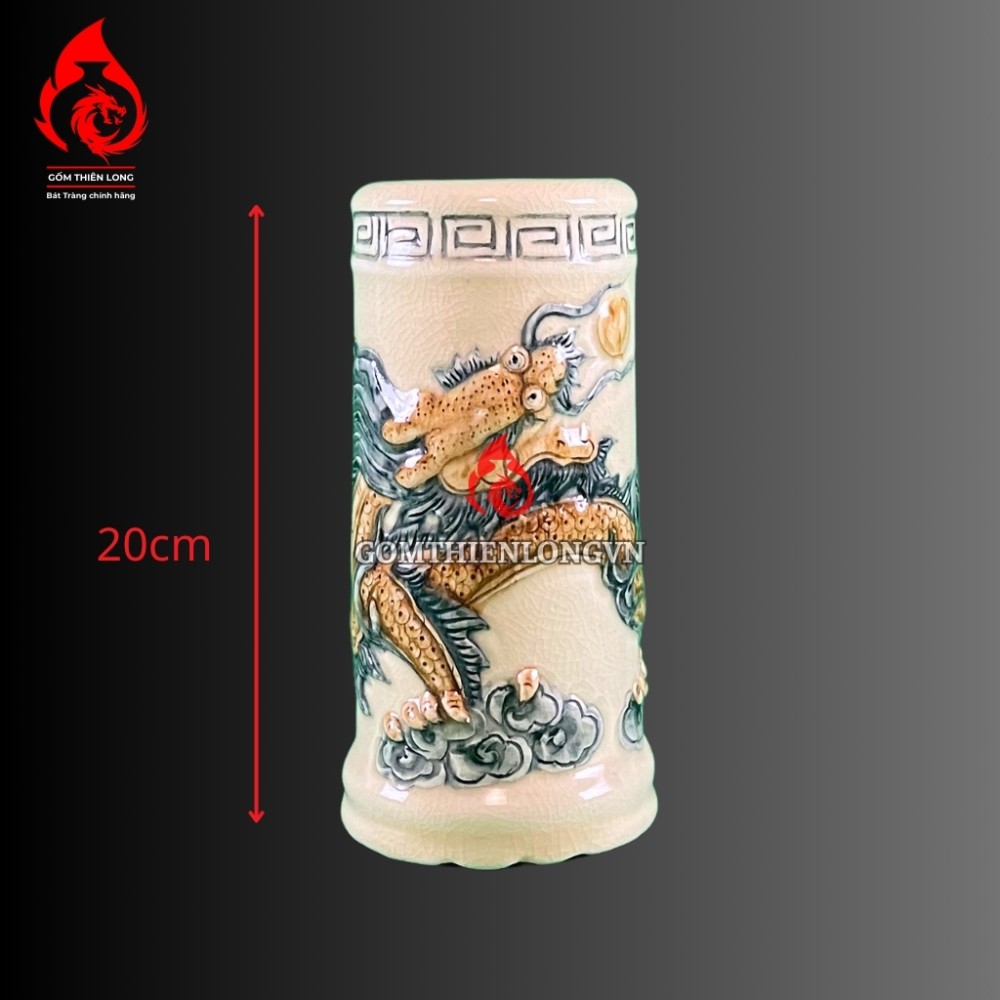 Bộ Đồ Thờ Men Rạn Hoàng Lưu Ly Bát Tràng 250400