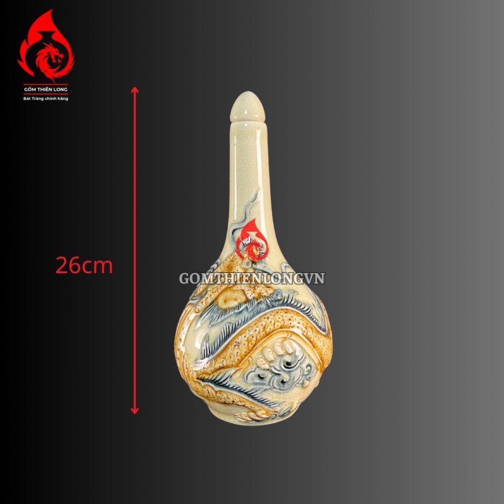 Bộ Đồ Thờ Men Rạn Hoàng Lưu Ly Bát Tràng 250400