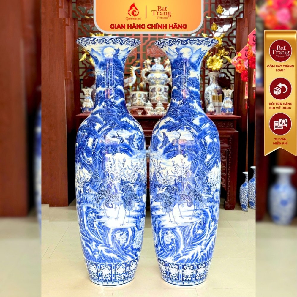 Lộc Bình Bát Tràng Tùng Hạc Diên Niên 241202