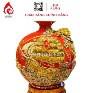 Bình Hút Lộc Thuận Buồm Xuôi Gió Màu Đỏ 231026