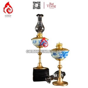 Đèn Dầu Thờ Bát Tràng Dáng Bát Vẽ Phượng 230212