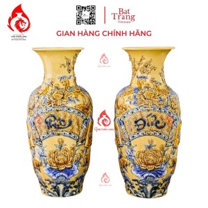 Lộc Bình Bát Tràng Men Hoàng Tộc Phúc Đức 230967