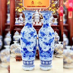 Lộc Bình Bát Tràng Liên Sen Phú Quý 241201