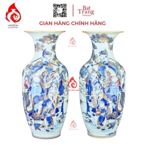 Lộc Bình Bát Tràng Vẽ Vàng Phúc Lộc Thọ 230965