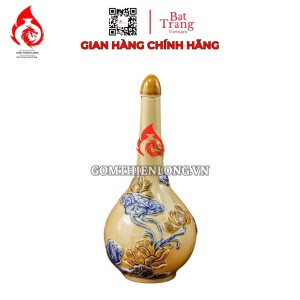 Nậm Rượu Thờ Bát Tràng Men Vàng Hoàng Tộc 240141