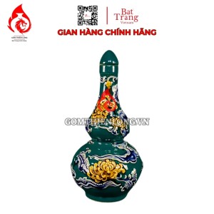 Nậm Rượu Thờ Bát Tràng Men Xanh Lục Bảo 240142
