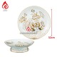 Mâm Bồng Sứ Bát Tràng Vẽ Vàng Hoàng Kim Hoa Sen 231036