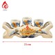 Bộ Kỷ Chén Thờ Men Rạn Đắp Nổi Hoa Sen 231039