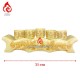 Bộ Kỷ Chén Thờ Men Vàng Vẽ Long Chầu Nguyệt 231056