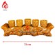 Bộ Kỷ Chén Thờ Men Vàng Hoàng Thổ Đắp Hoa Sen 231062