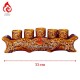 Bộ Kỷ Chén Thờ Men Vàng Hoàng Thổ Đắp Rồng 231063