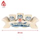 Bộ Kỷ Chén Thờ Men Rạn Vẽ Hoa Sen 231064
