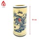 Ống Đựng Nhang Bát Tràng Men Rạn Vẽ Rồng Phượng 231088