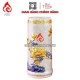 Ống Đựng Nhang Bằng Sứ Men Rạn Dát Vàng Hoa Sen 231098