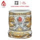 Bát Hương Vẽ Vàng Men Rạn Kèm Đế 231010