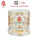 Bộ Bát Hương Bát Tràng Kèm Chân Đế Vẽ Vàng 24k 231009