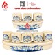 Bộ Kỷ Chén Thờ Men Rạn Vẽ Hoa Sen 231065