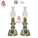 Đèn Dầu Thờ Bát Tràng Men Rạn Bọc Đồng 230140