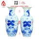 Lộc Bình Bát Tràng Men Lam Sen Cá 230955