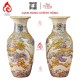 Lộc Bình Men Rạn Bát Tràng Vẽ Vàng Long Cuốn Thủy 230970