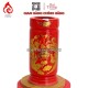 Ống Đựng Nhang Bát Tràng Màu Đỏ Vẽ Rồng Phượng 231083