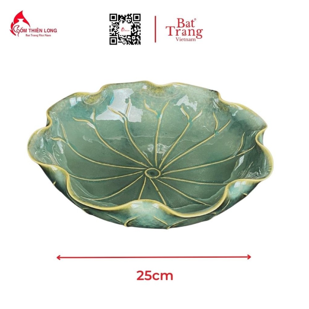 Bát Nước Minh Đường Tụ Thủy Men Hỏa Biến Xanh Thiên Thanh 062301