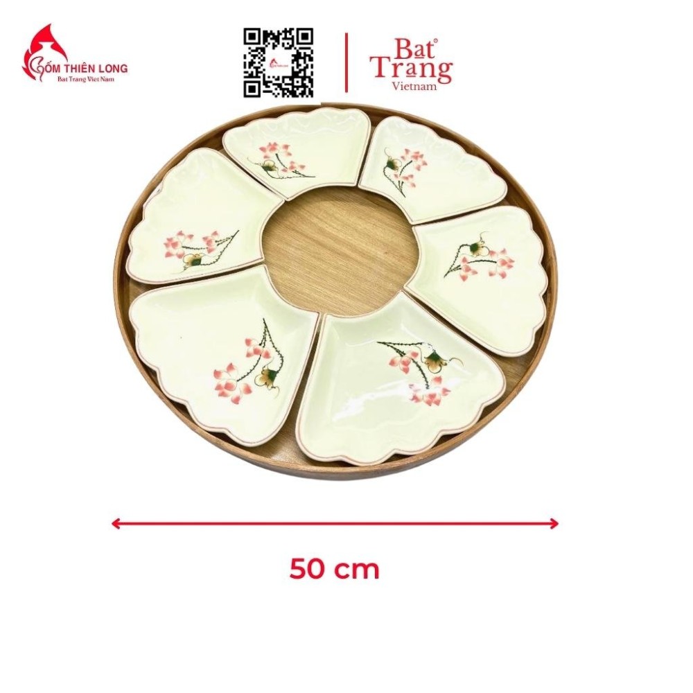 Bộ Bát Đĩa Thắp Hương Sen Hồng 236620