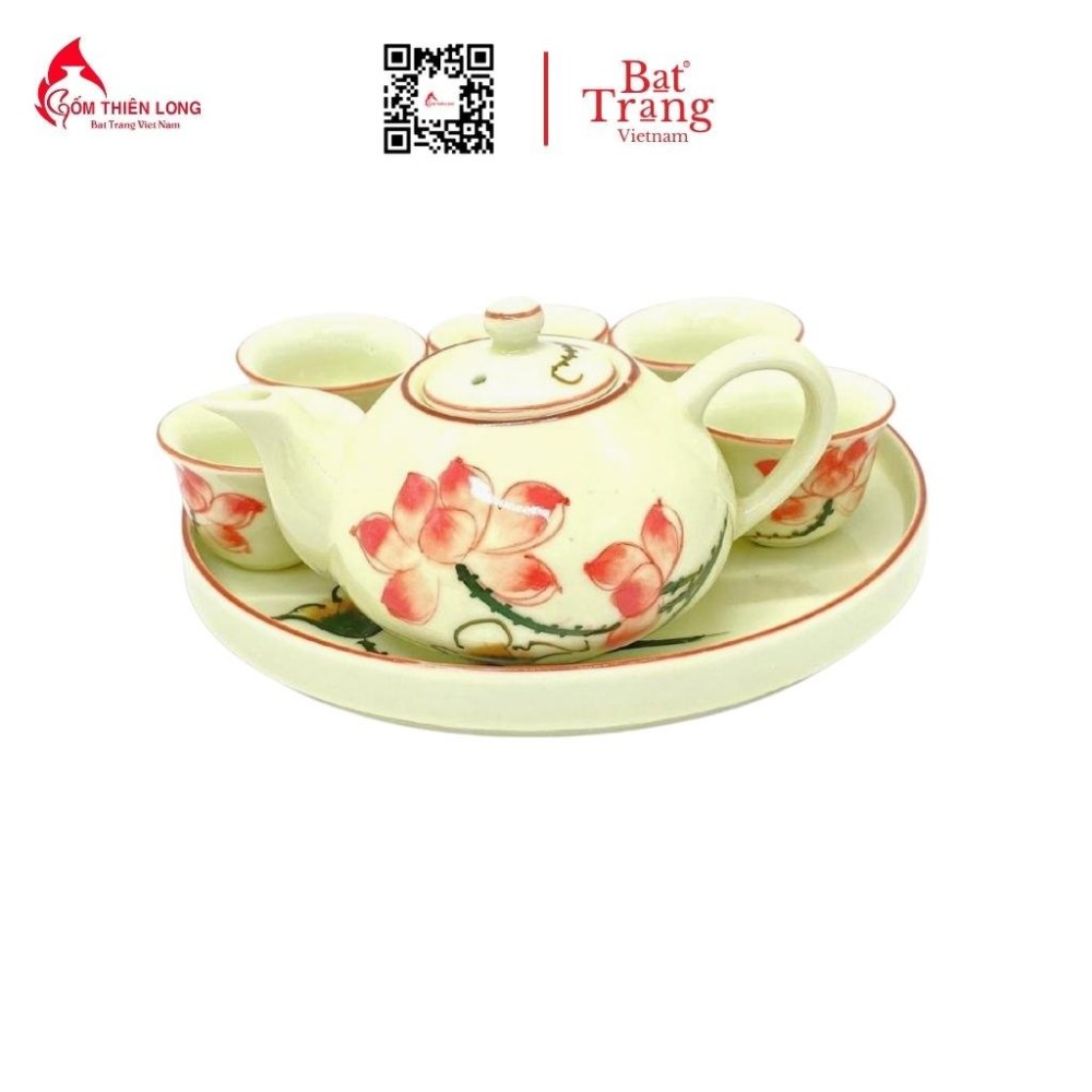 Bộ Bát Đĩa Thắp Hương Sen Hồng 236620