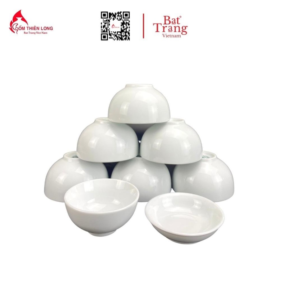 Bộ Bát Đĩa Thắp Hương Màu Trắng 236621