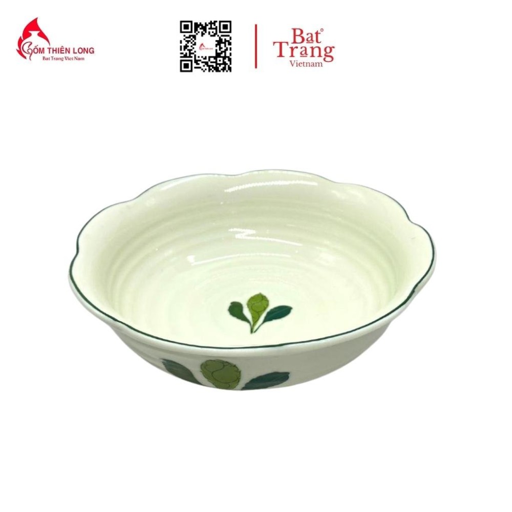 Bộ Bát Đĩa Thắp Hương Lá Ngò Gai