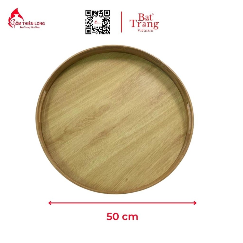 Bộ Bát Đĩa Thắp Hương | Men Kem Vẽ Đào Đỏ