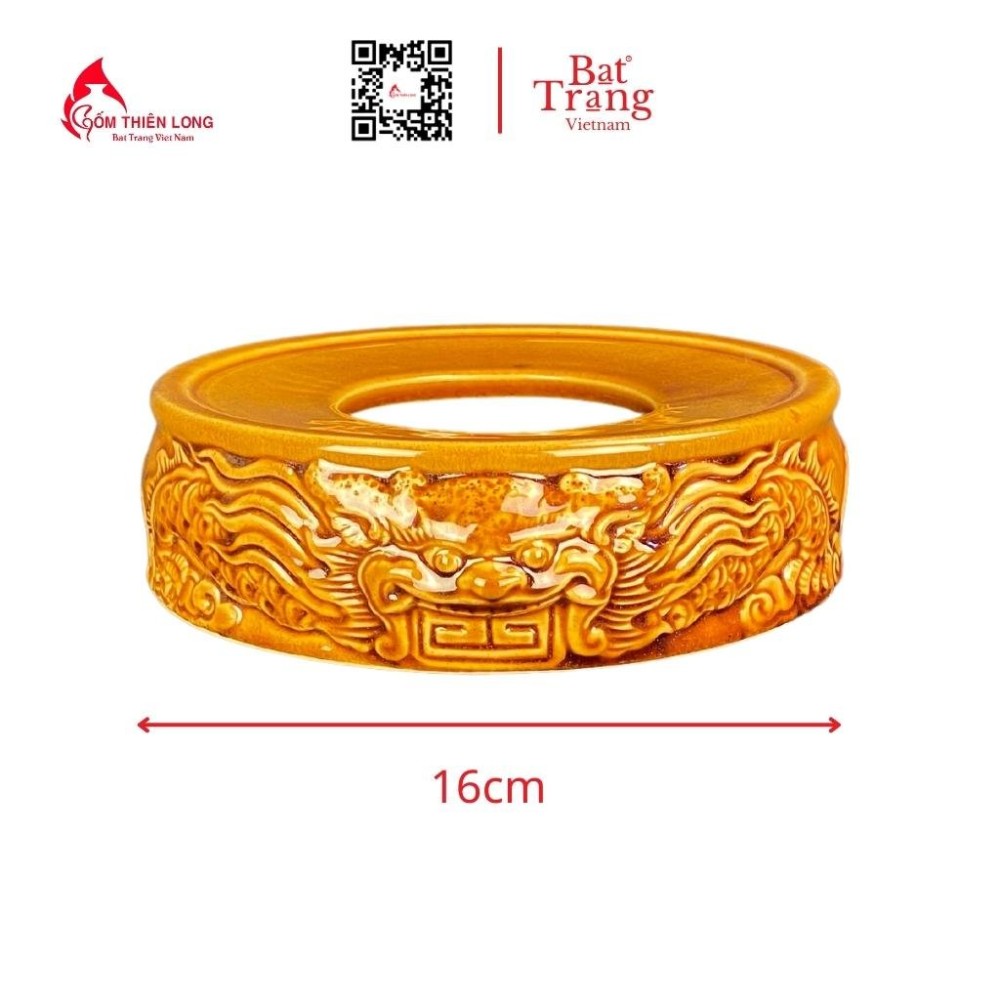 Bộ Đồ Thờ Bát Tràng Men Ánh Vàng Hoàng Thổ 236983