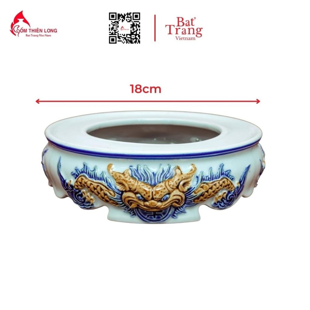 Bộ Đồ Thờ Bát Tràng Men Ngọc Đắp Nổi 236988