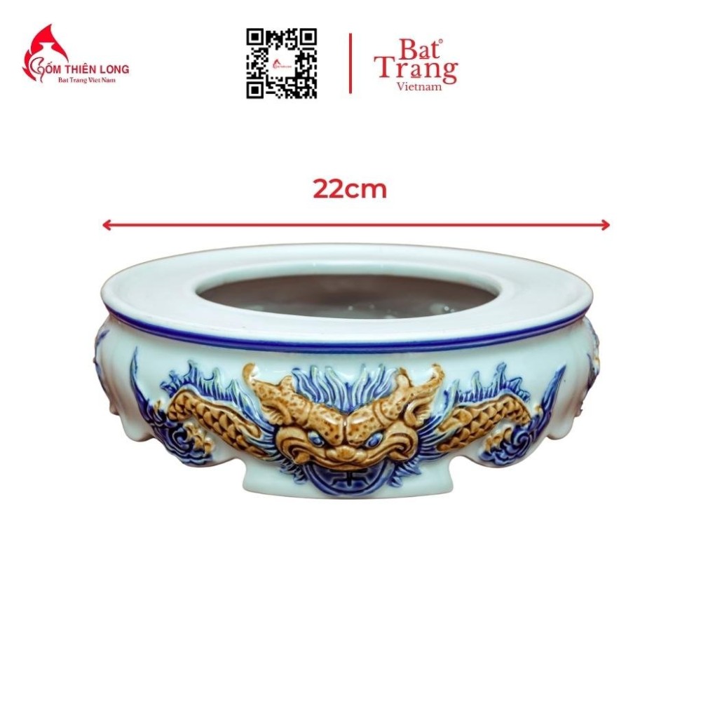 Bộ Đồ Thờ Bát Tràng Men Ngọc Đắp Nổi 236988