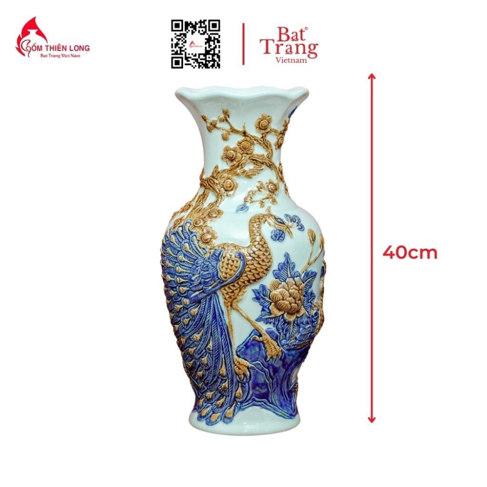 Bộ Đồ Thờ Bát Tràng Men Ngọc Đắp Nổi 236988