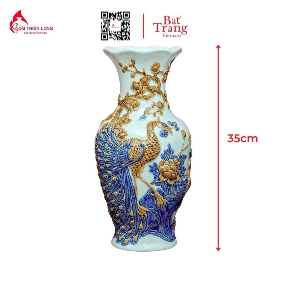 Bộ Đồ Thờ Bát Tràng Men Ngọc Đắp Nổi 236988