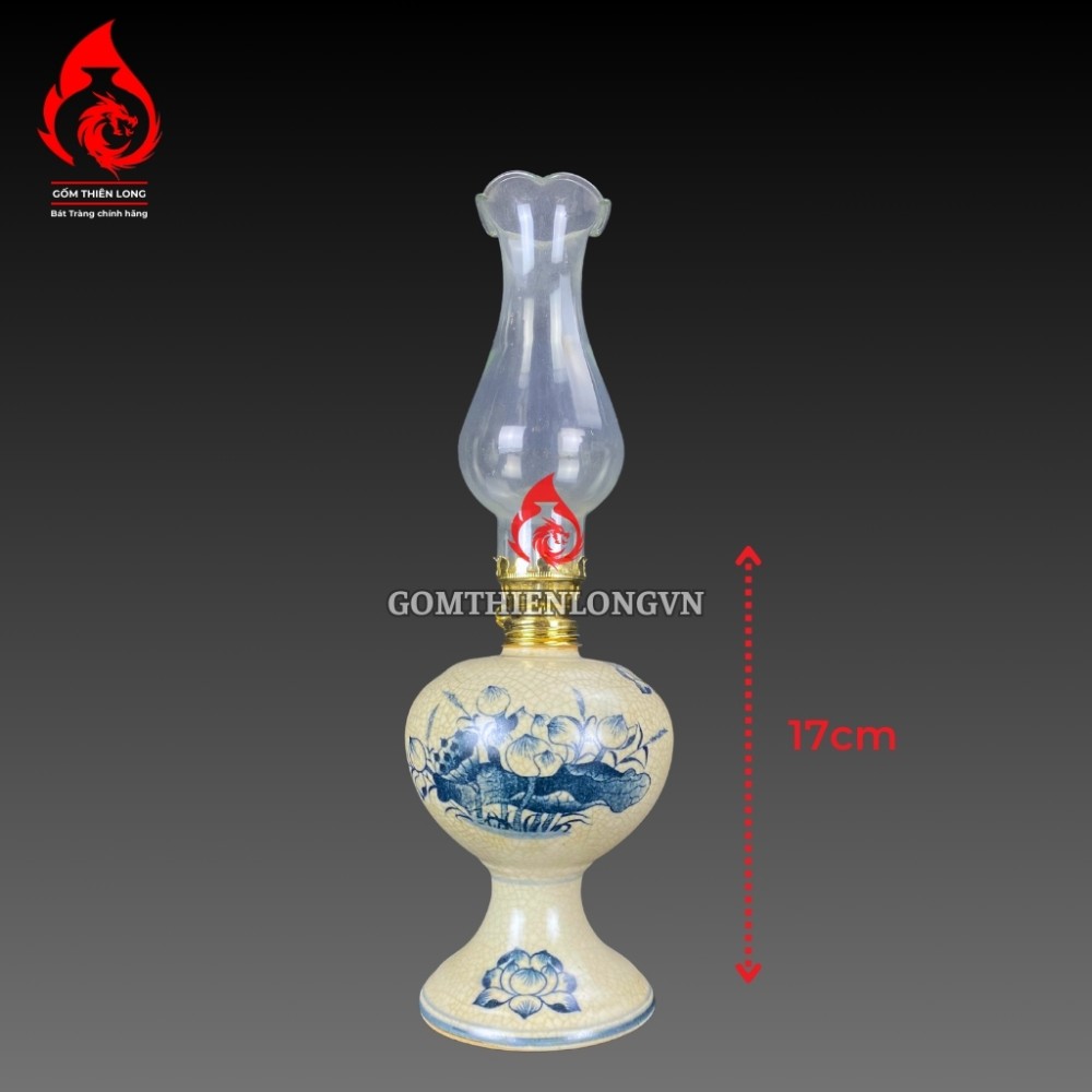 Bộ Đồ Thờ Bát Tràng Men Rạn Vẽ Hoa Sen 236990