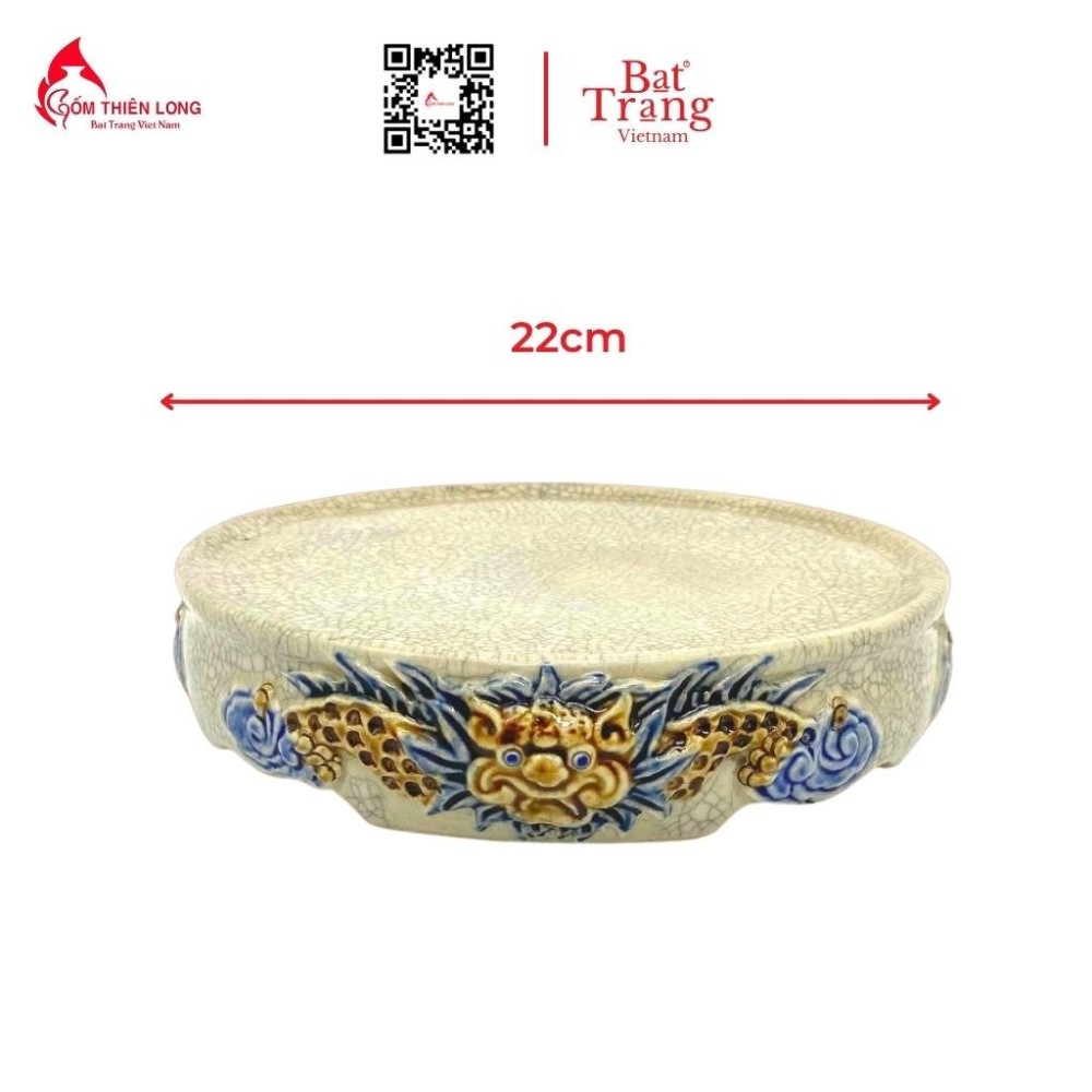 Bộ Đồ Thờ Men Rạn Đắp Nổi Bát Tràng 236992