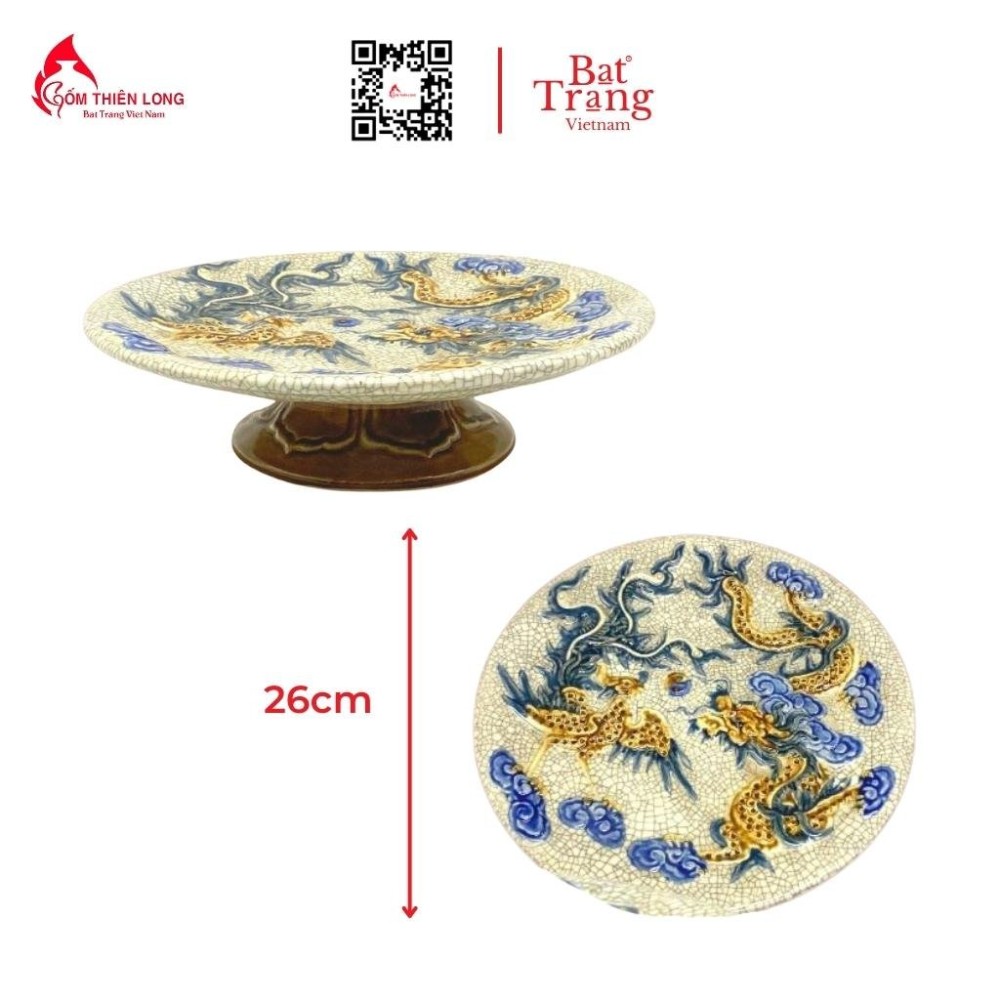 Bộ Đồ Thờ Men Rạn Đắp Nổi Bát Tràng 236992