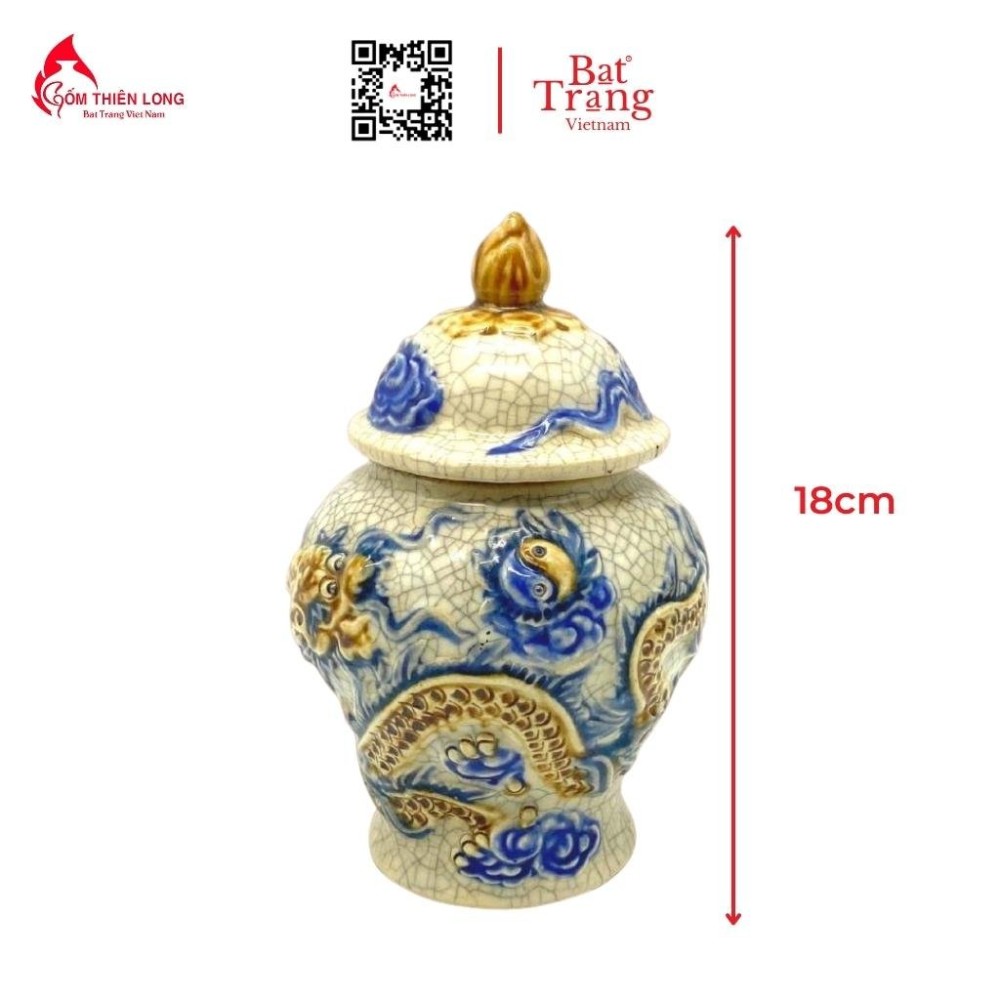 Bộ Đồ Thờ Men Rạn Đắp Nổi Bát Tràng 236992