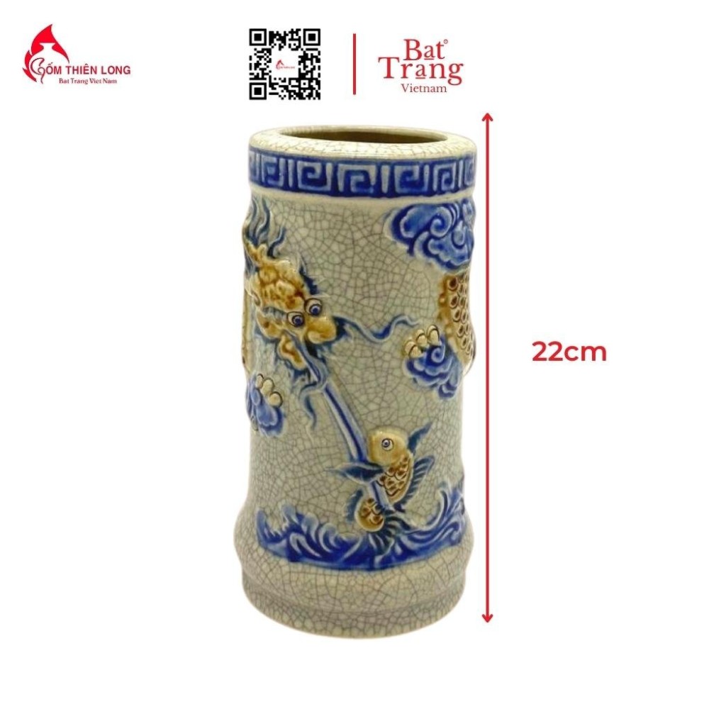 Bộ Đồ Thờ Men Rạn Đắp Nổi Bát Tràng 236992