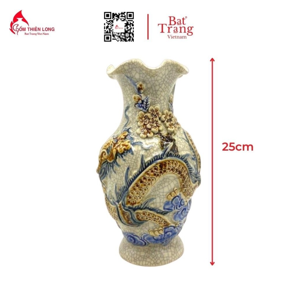 Bộ Đồ Thờ Men Rạn Đắp Nổi Bát Tràng 236992