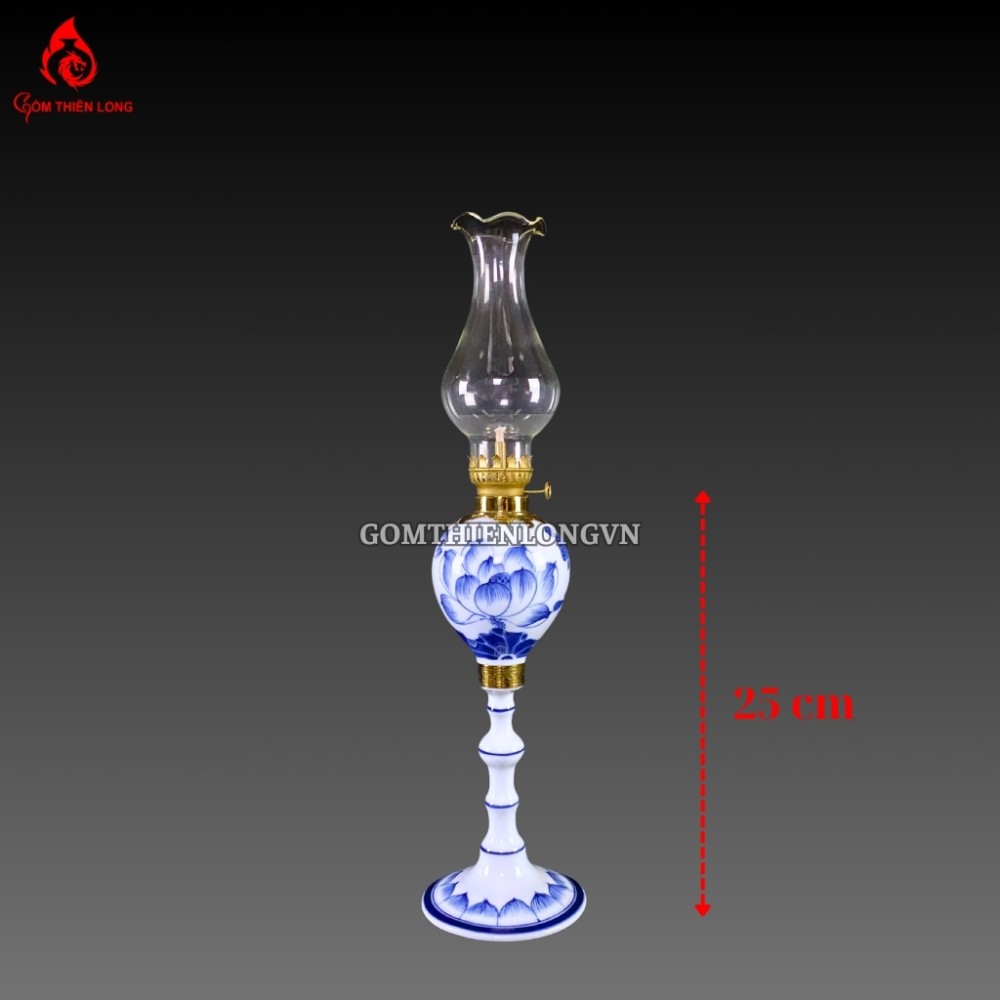 Bộ Đồ Thờ Bát Tràng Men Lam Huế Vẽ Tay 240800